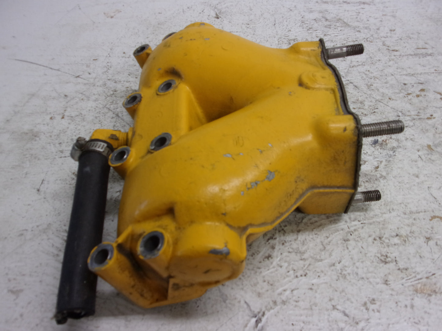 Sea Doo Bombardier 1989-1990 SP OEM Yellow Exhaust Manifold Assembly # 290978058