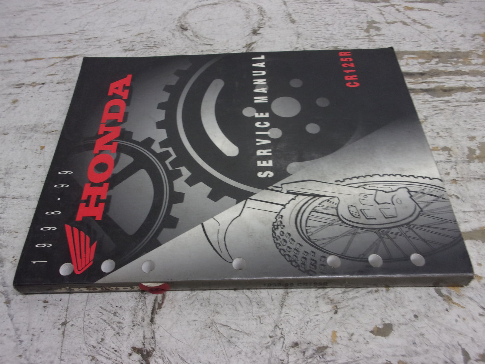 Honda Dirt Bike MX 1998-1999 CR125R OEM Service Manual Part# 61KZ451