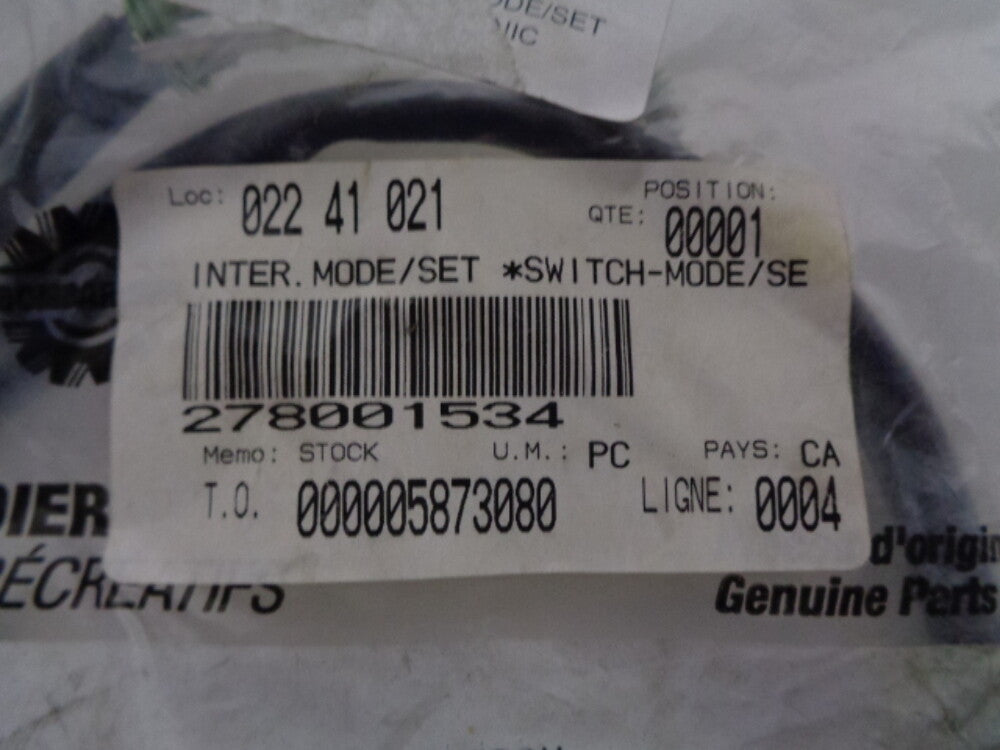 Sea Doo Bombardier 2000-2002 RX GTX Mode Set Switch Part# 278001534