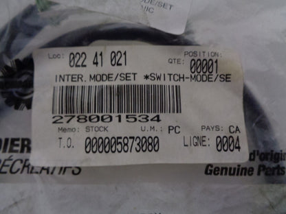 Sea Doo Bombardier 2000-2002 RX GTX Mode Set Switch Part# 278001534
