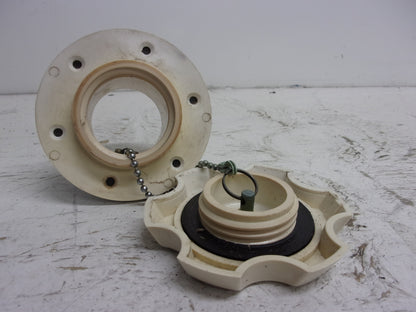 Yamaha Waverunner 1991 SuperJet WR3 OEM Fuel Cap + Neck # FV4-67831-30-00