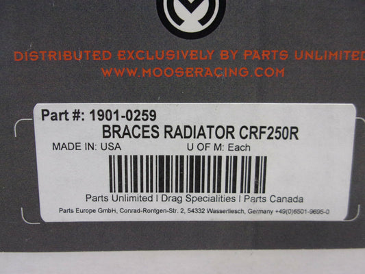 Honda Moose Racing Radiator Guards for Honda CRF250R 2010-11 11-166 # 1901-0259