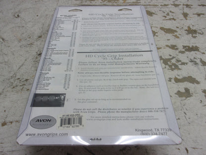 NEW Avon Grips Black Medium Memory Foam Grips for Metric Part# MT-MF-63A-ANO