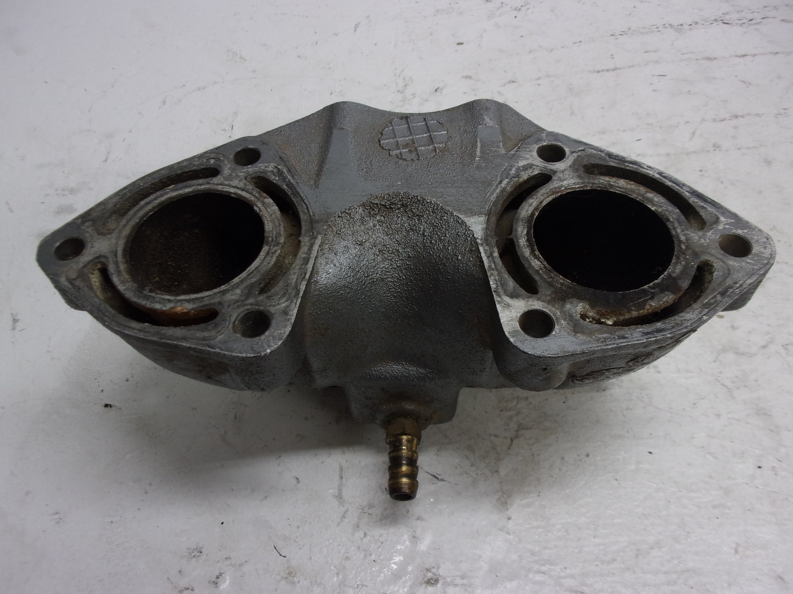 Kawasaki Jet Ski 1996-1998 STS STX 759 OEM Silver Exhaust Manifold # 59081-3718