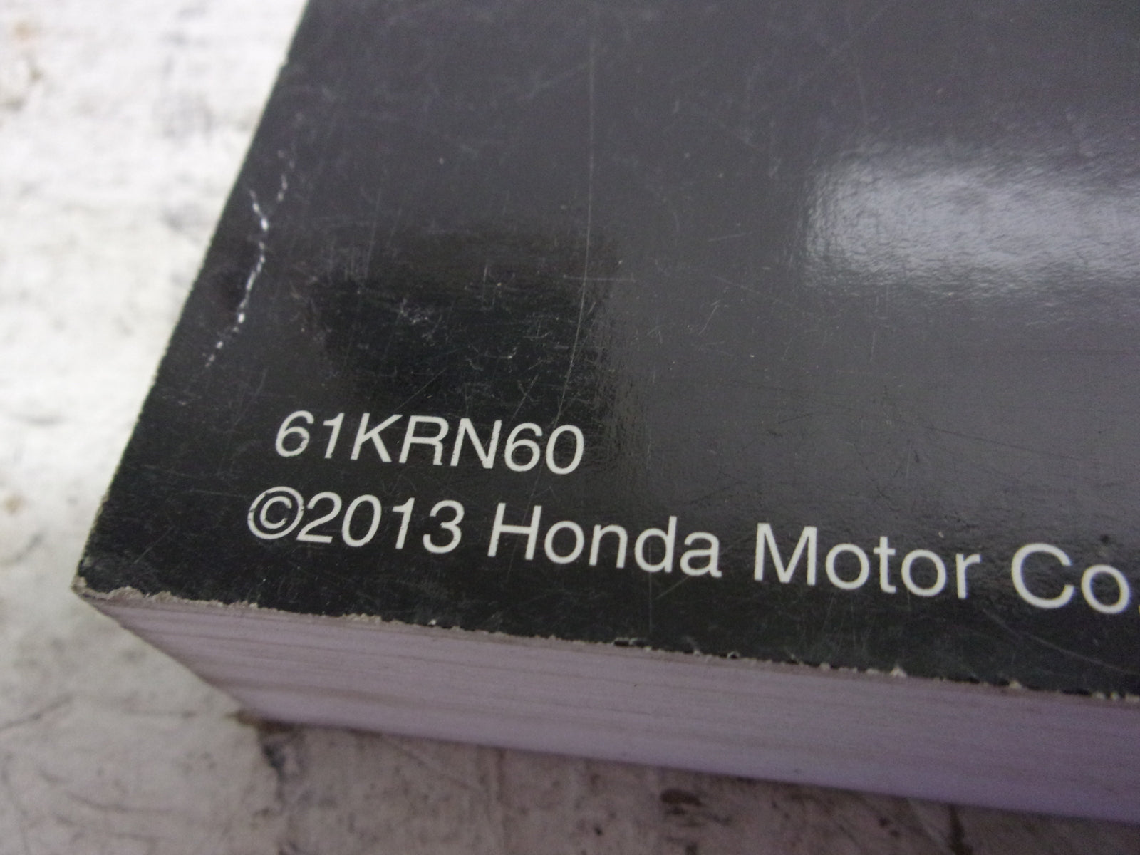 Honda Dirt Bike MX 2004 CRF250R OEM Service Manual Part# 61KRN60