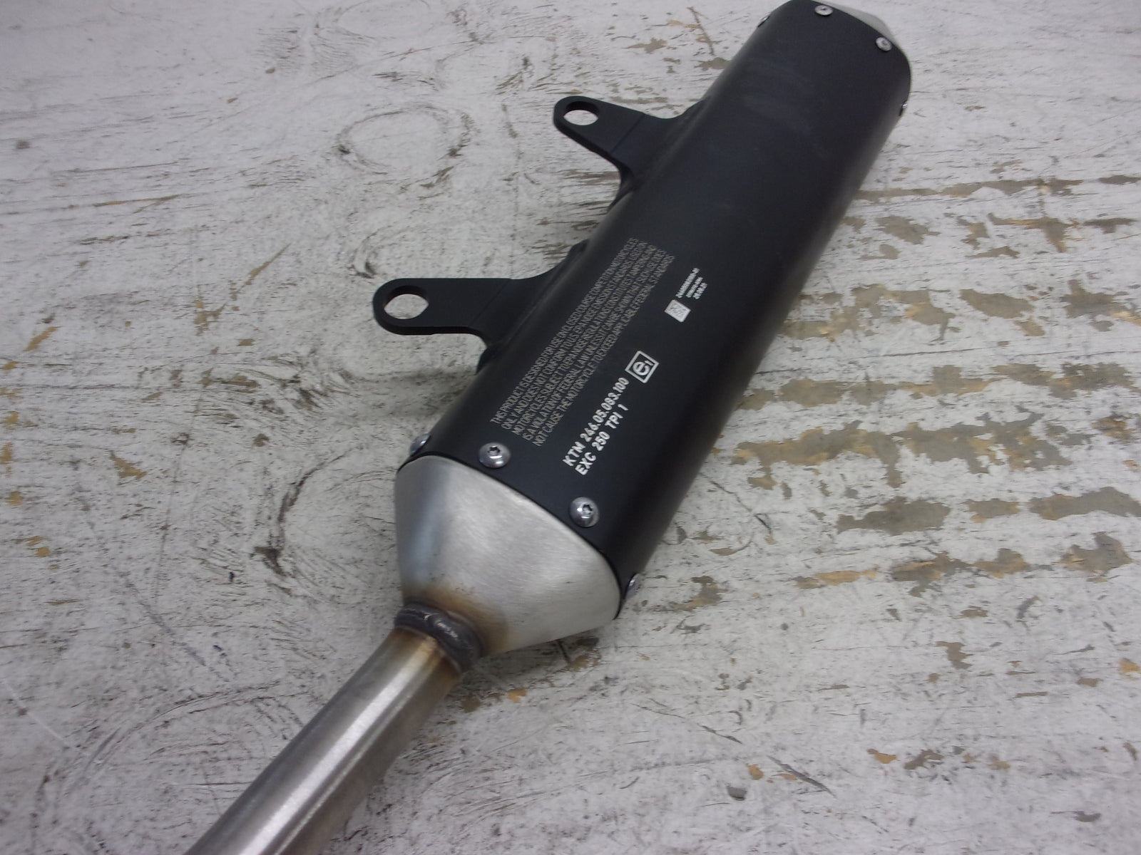 KTM Dirt Bike 2021-2022 EXC250 OEM Exhaust Silencer Assembly Part# 79105079100