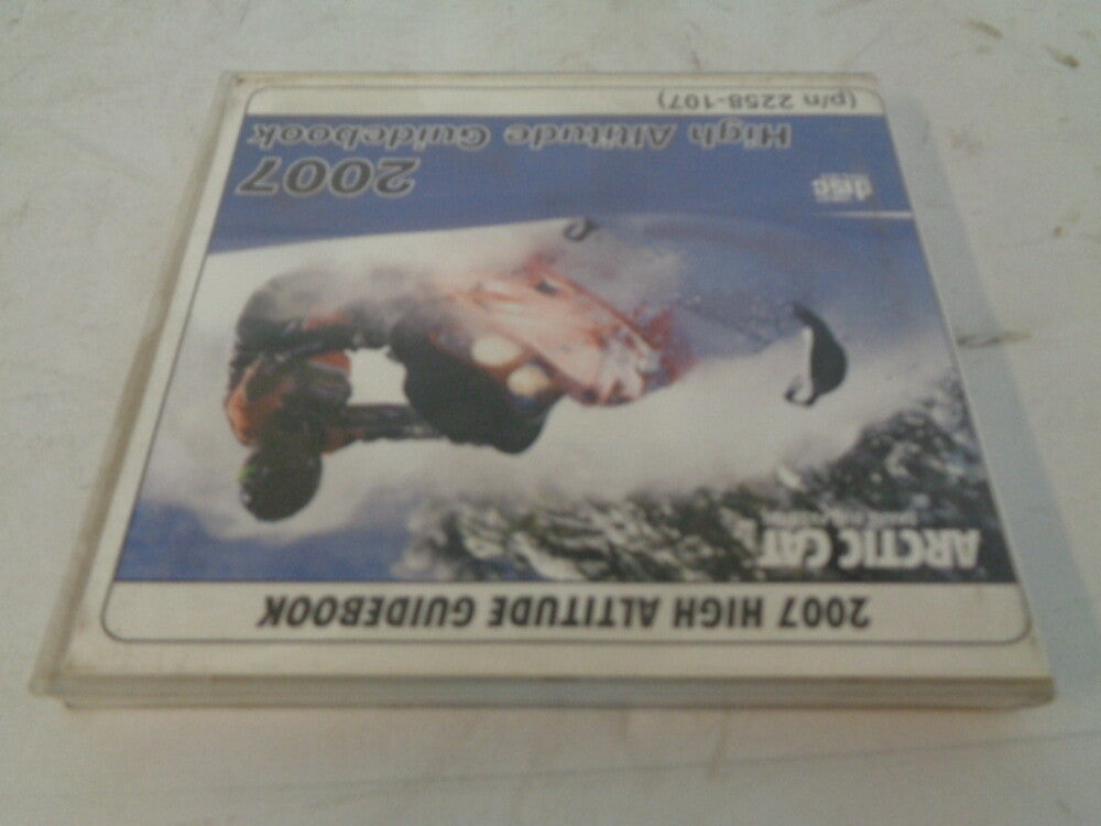Arctic Cat 2007 Snowmobile High Altitude Guidebook CD / Disc # 2258-107