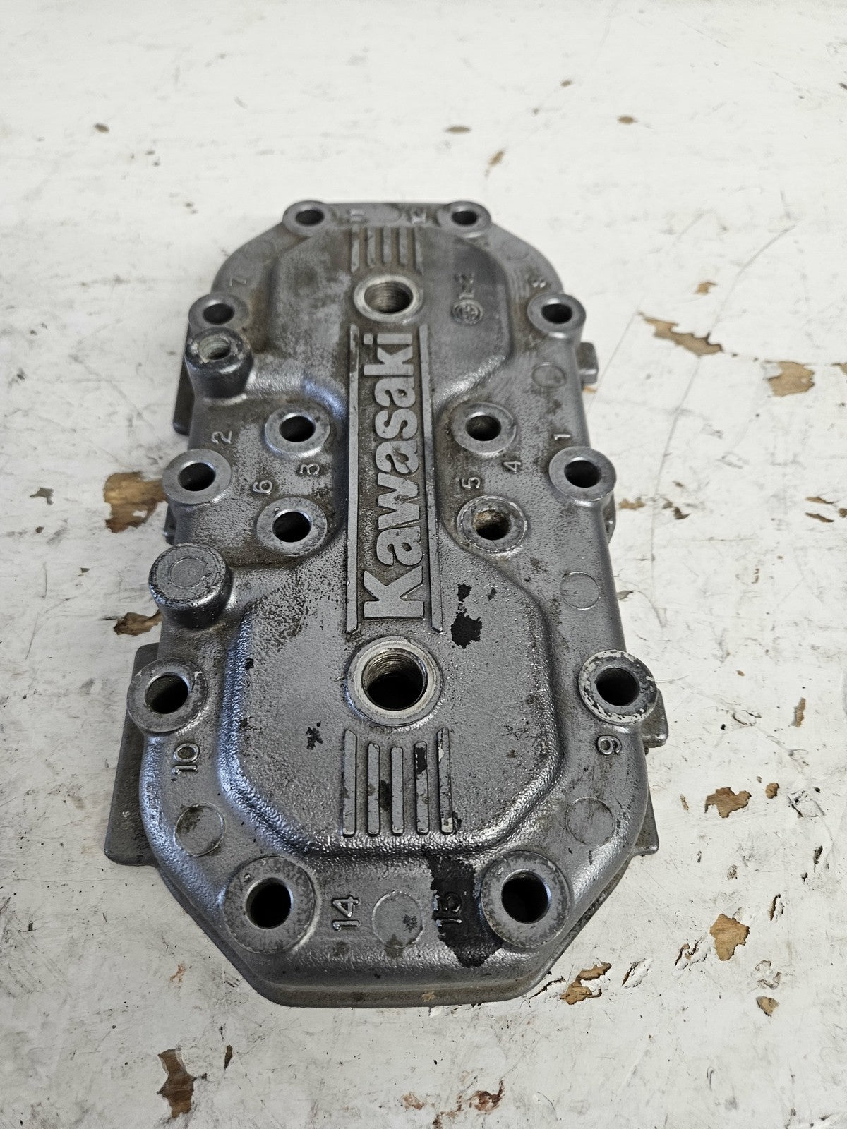 Kawasaki Jet Ski 1991-1995 650 Jet Mate X2 TS SC Silver Cylinder Head 11001-3716