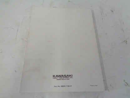 Kawasaki Jet Ski 1994 XIR OEM Service Manual Part# 99924-1180-01