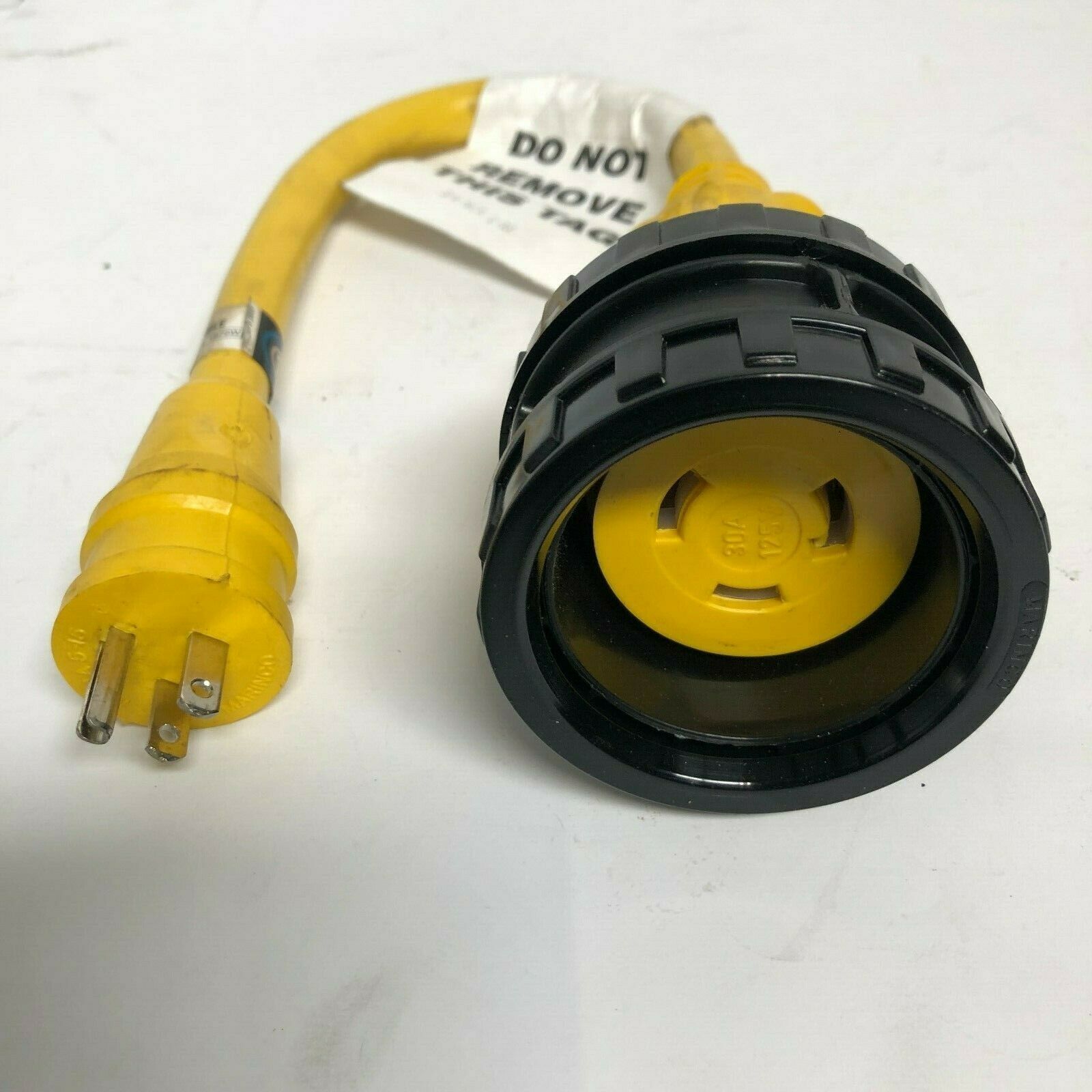Marinco Pigtail Power Cord plus Adapter Part# 104SPPRV