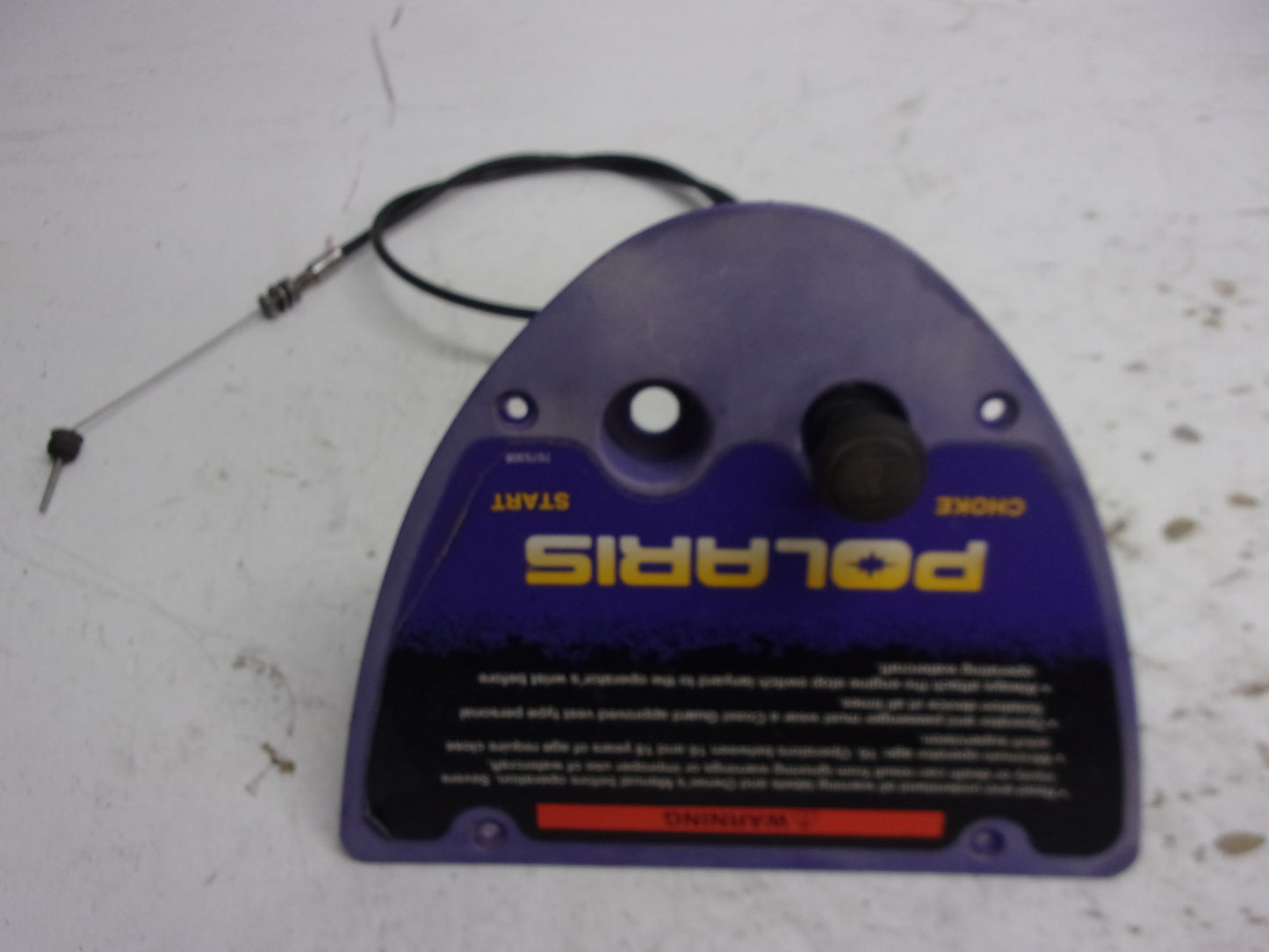 Polaris PWC Watercraft 1995 SL750 Violet Instrument Panel + Choke Cable 7080448