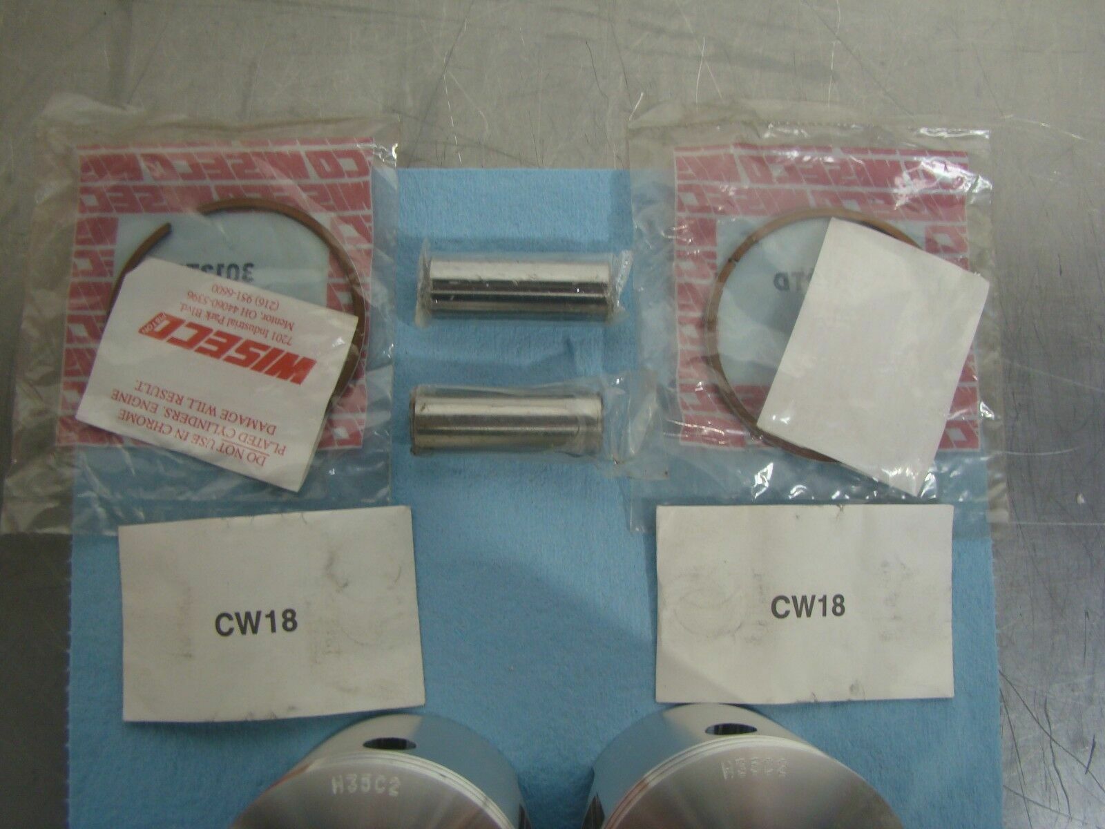 Sea-Doo 91-96  SP580 93-96 SPI580 PWC JET SKI WISECO PISTON KITS 76.50mm #WK1032
