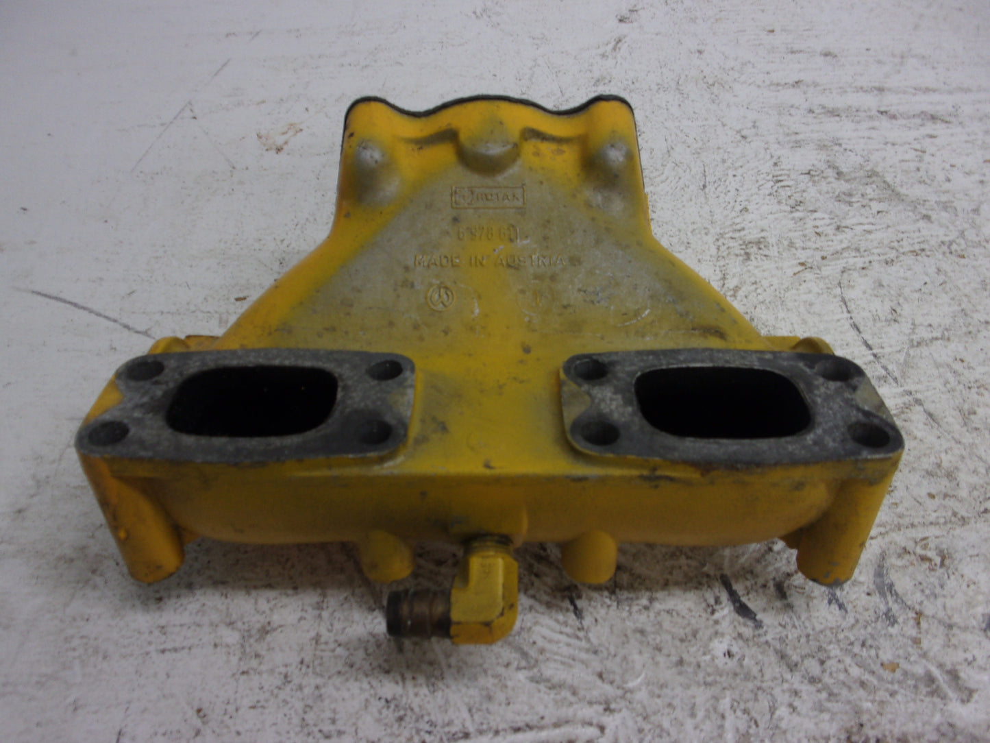 Sea Doo Bombardier 1991 XP GT SP OEM Yellow Exhaust Manifold Assembly 290978619