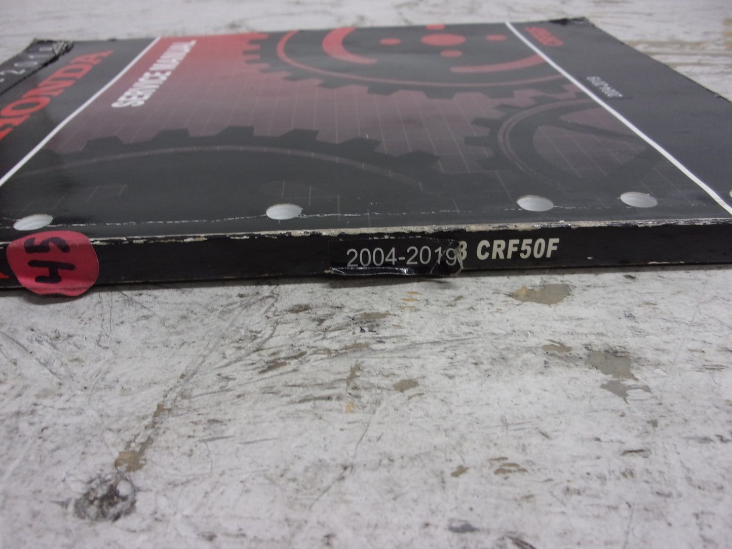 Honda Dirt Bike MX 2004-2019 CRF50R OEM Service Manual Part# 61GEL64