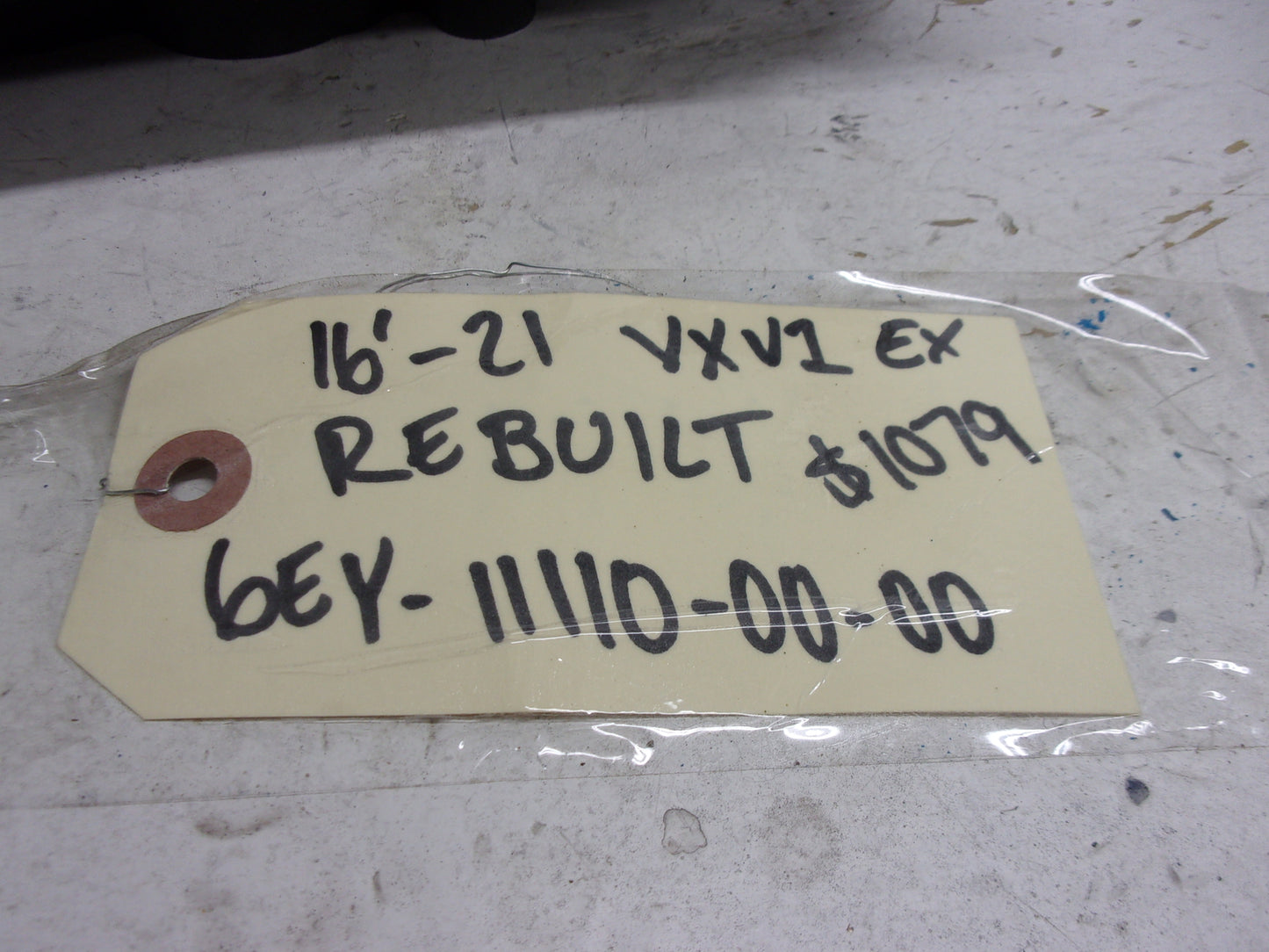 Yamaha 2016-2021 V1 EX 1.0L Complete Rebuilt Cylinder Head  # 6EY-11102-00-00