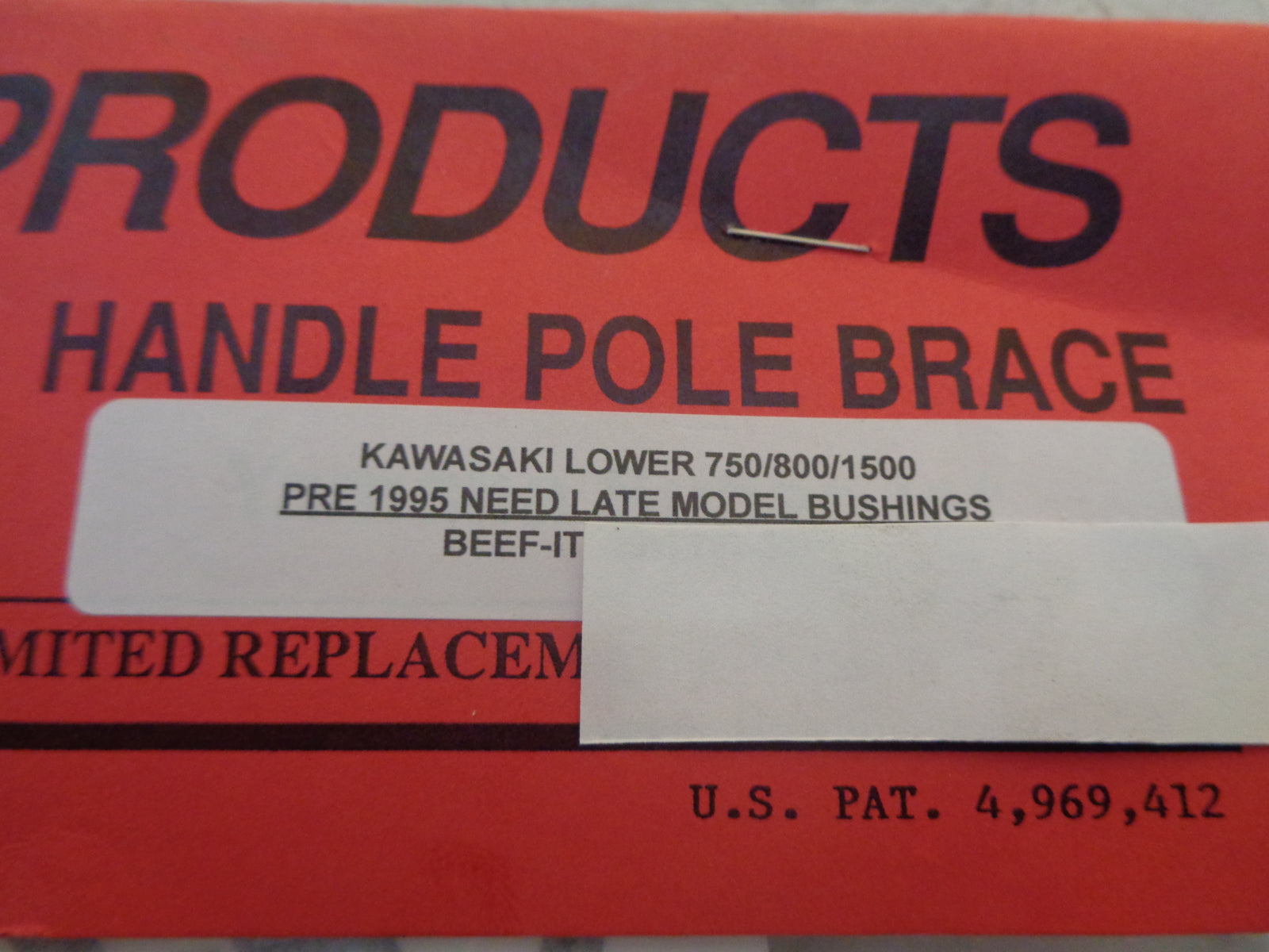 Kawasaki Jet Ski 750/800/1500  Brand NEW Beef It Lower Handlepole Brace Kit