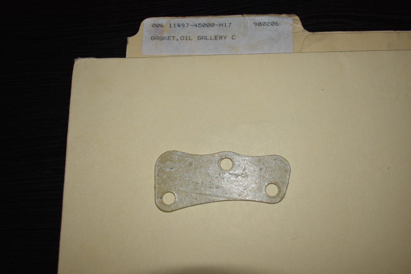 1977-86 Suzuki GS1000/ GS1100/ GS1150/ GS750/ GS850 Oil Gasket 11497-45000