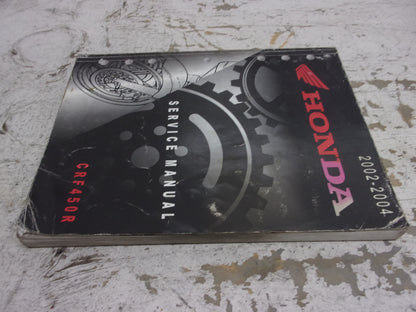 Honda Dirt Bike MX 2002-2004 CRF450R OEM Service Manual Part# 61MEN00