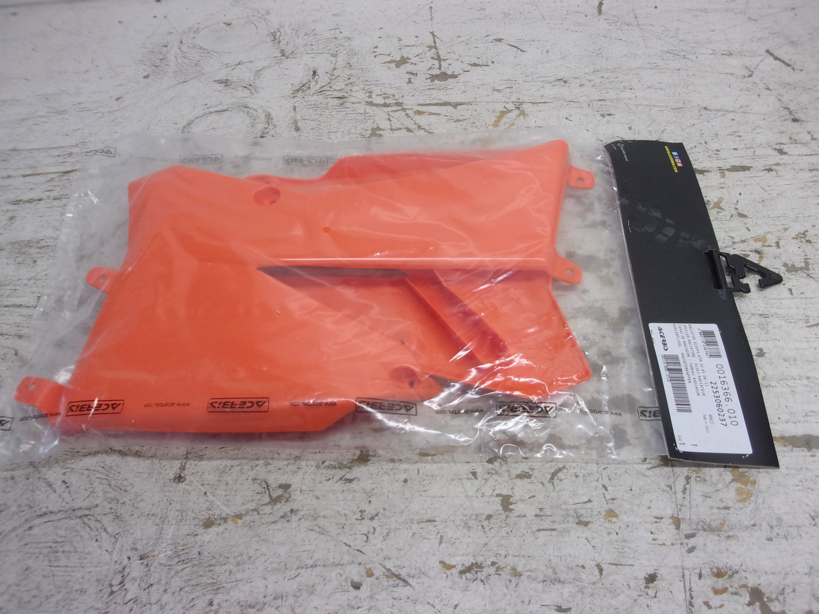 KTM Dirt Bike 2006-2012 SX 85 NEW Acerbis Radiator Scoop Set Part# 0016366.010