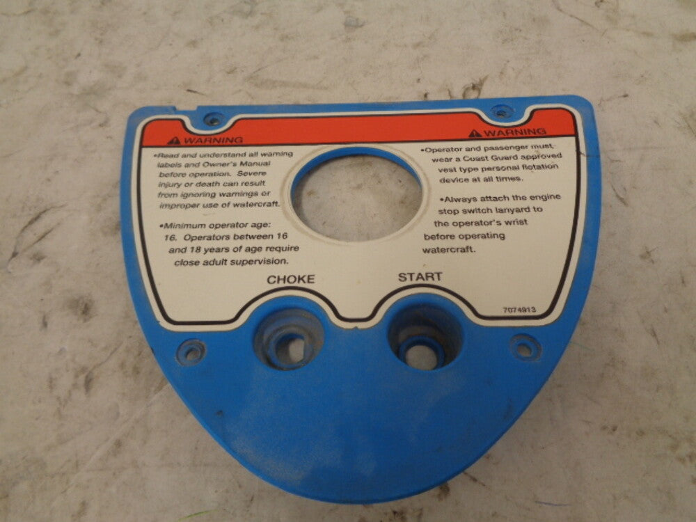 Polaris PWC Watercraft 1997 SL 700 Blue Access Pod Panel Part# 5432538-217