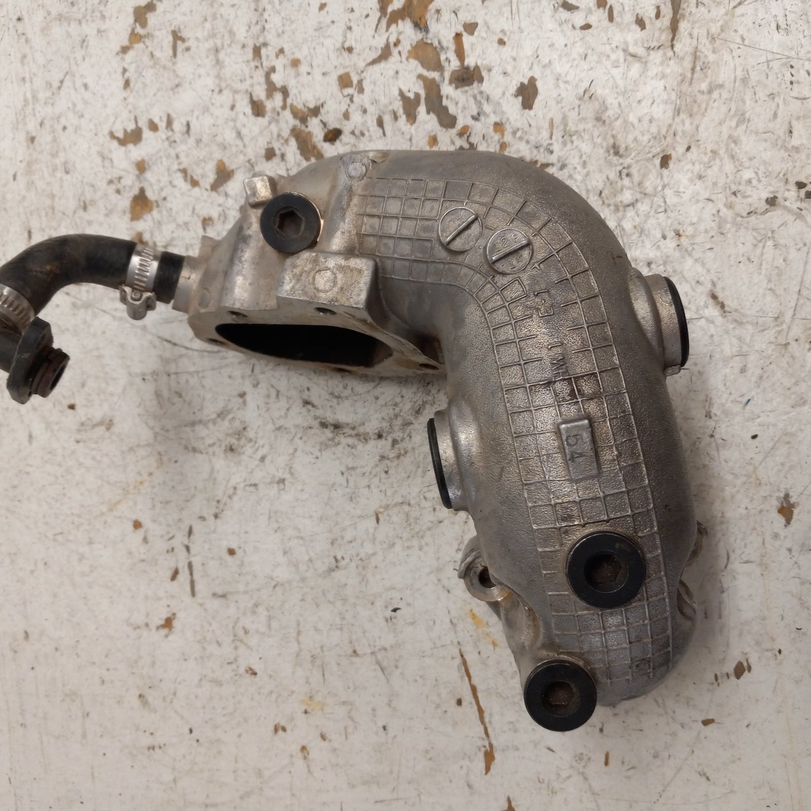 Honda Aquatraxx 2003-2007 F-12 F-12X OEM Exhaust Body Head Pipe # 18320-HW1-680