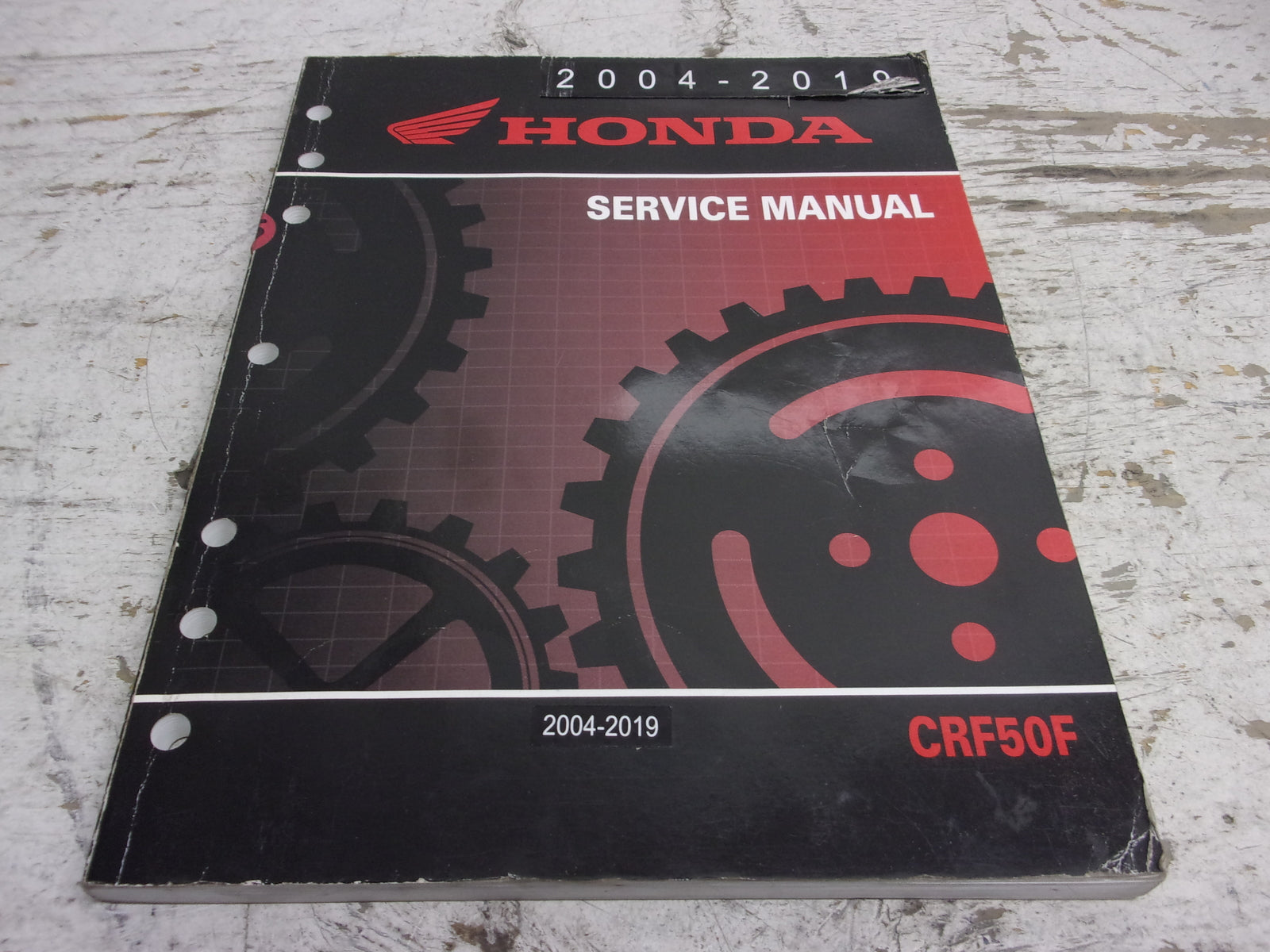 Honda Dirt Bike MX 2004-2019 CRF50R OEM Service Manual Part# 61GEL64