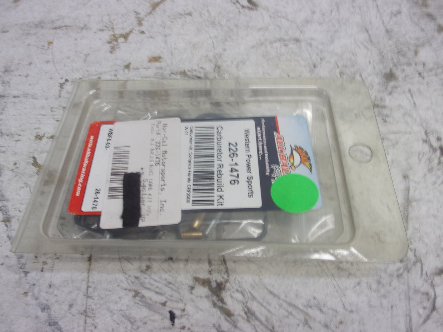 Honda 2008-2017 CRF250X New All Balls Racing Carburetor Rebuild Kit # 26-1476
