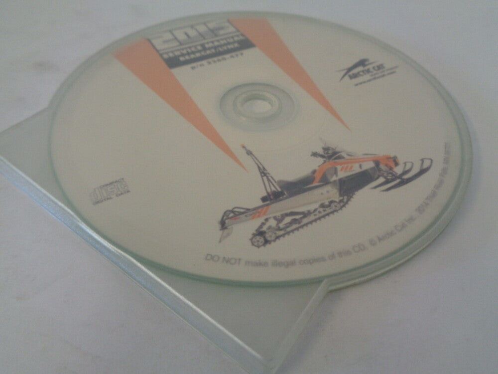 Arctic Cat Snowmobile 2015 Bearcat / Lynx Service Manual CD Disc Part# 2260-477