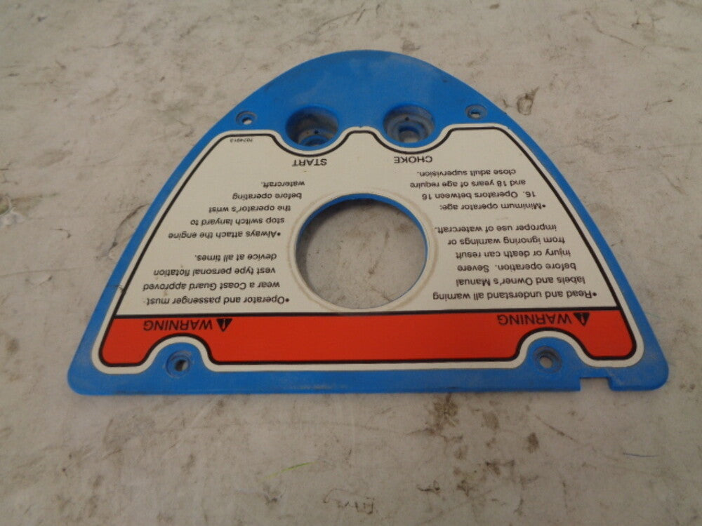 Polaris PWC Watercraft 1997 SL 700 Blue Access Pod Panel Part# 5432538-217