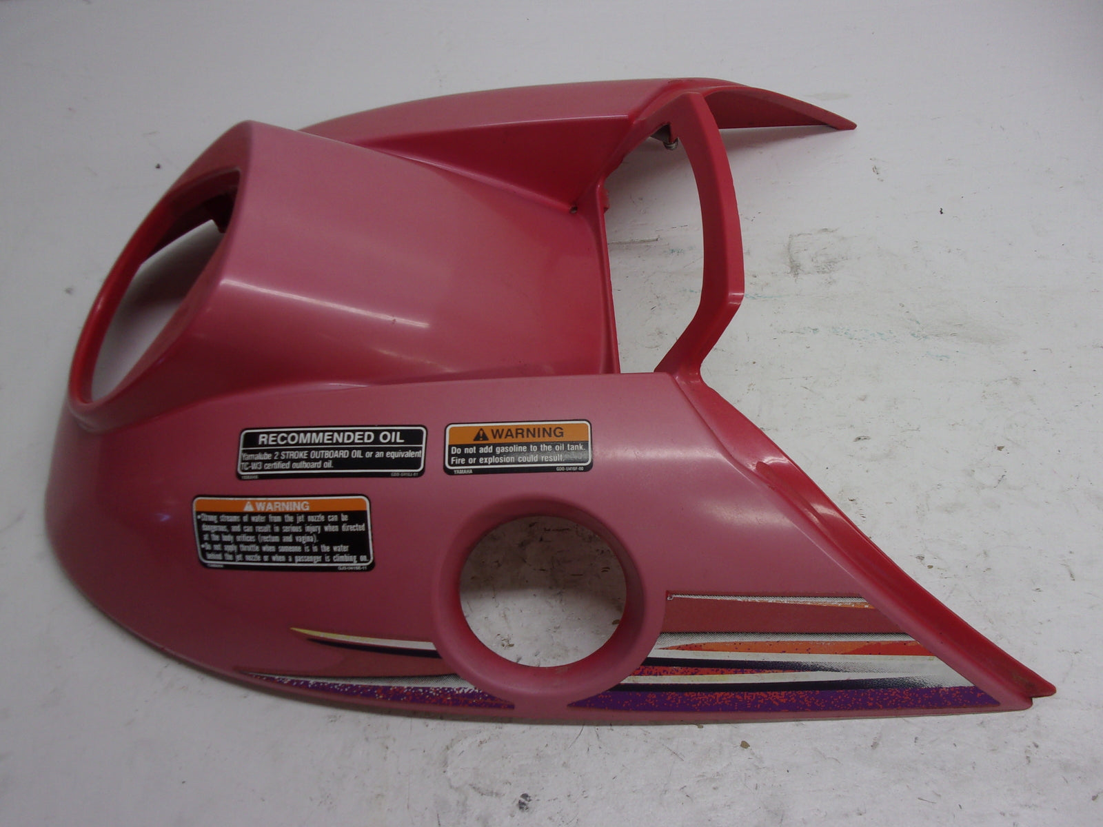 Yamaha PWC 1997 WaveVenture 1100 OEM Red Engine Hatch Cover # GH3-U516N-00-00