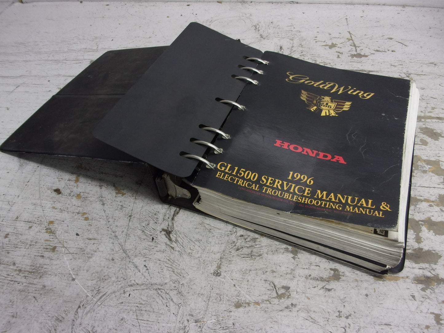 Honda 1996 GL1500 Service Manual & Electrical Troubleshooting Manual 61MAM01-AH