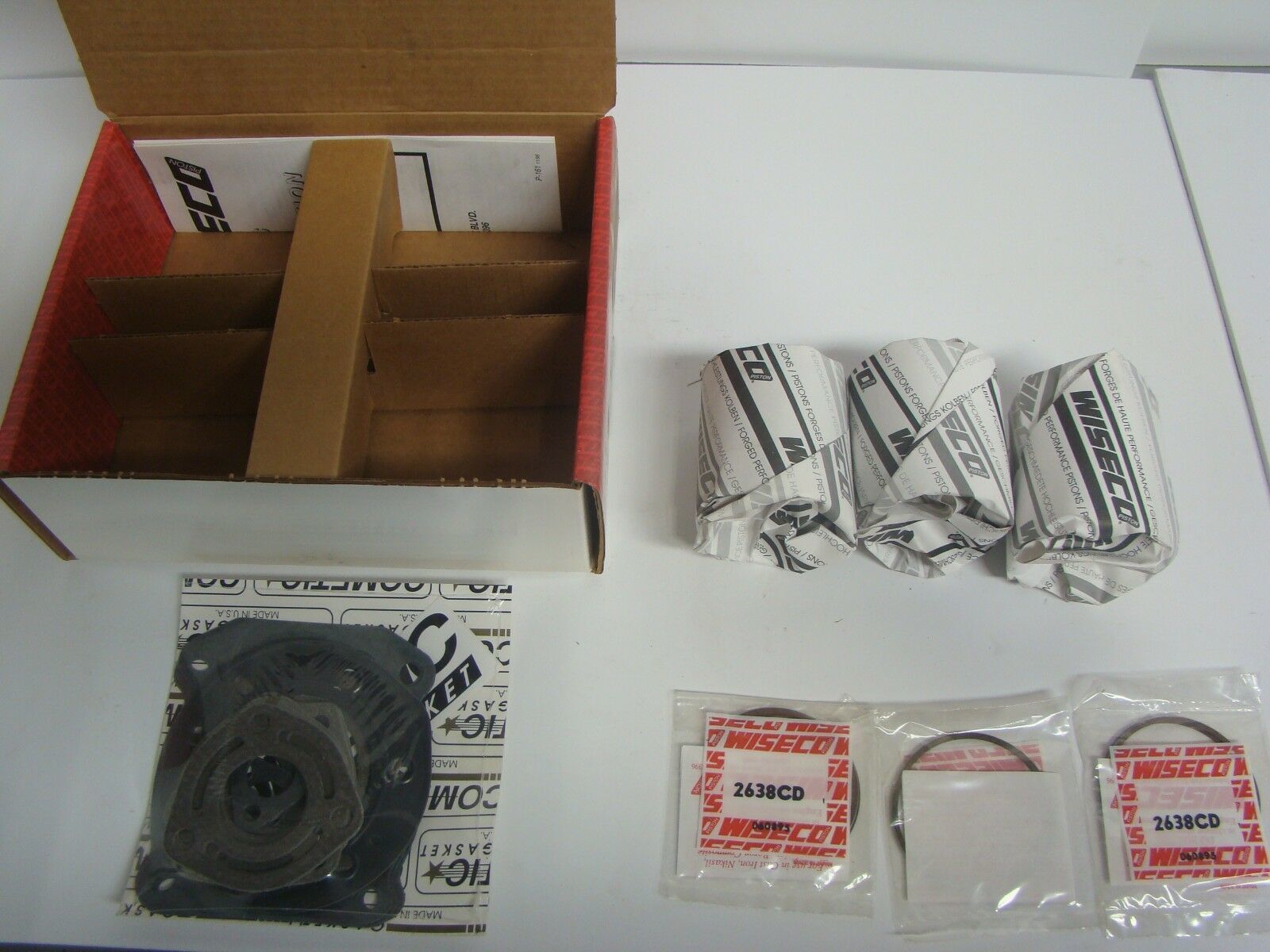 Polaris Watercraft SL650 Triple Wiseco Complete 67.00 mm Piston Kit Part# WK1068