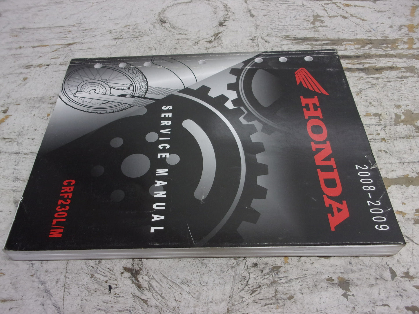 Honda Dirt Bike MX 2008-2009 CRF250L/M OEM Service Manual Part# 61KFB01