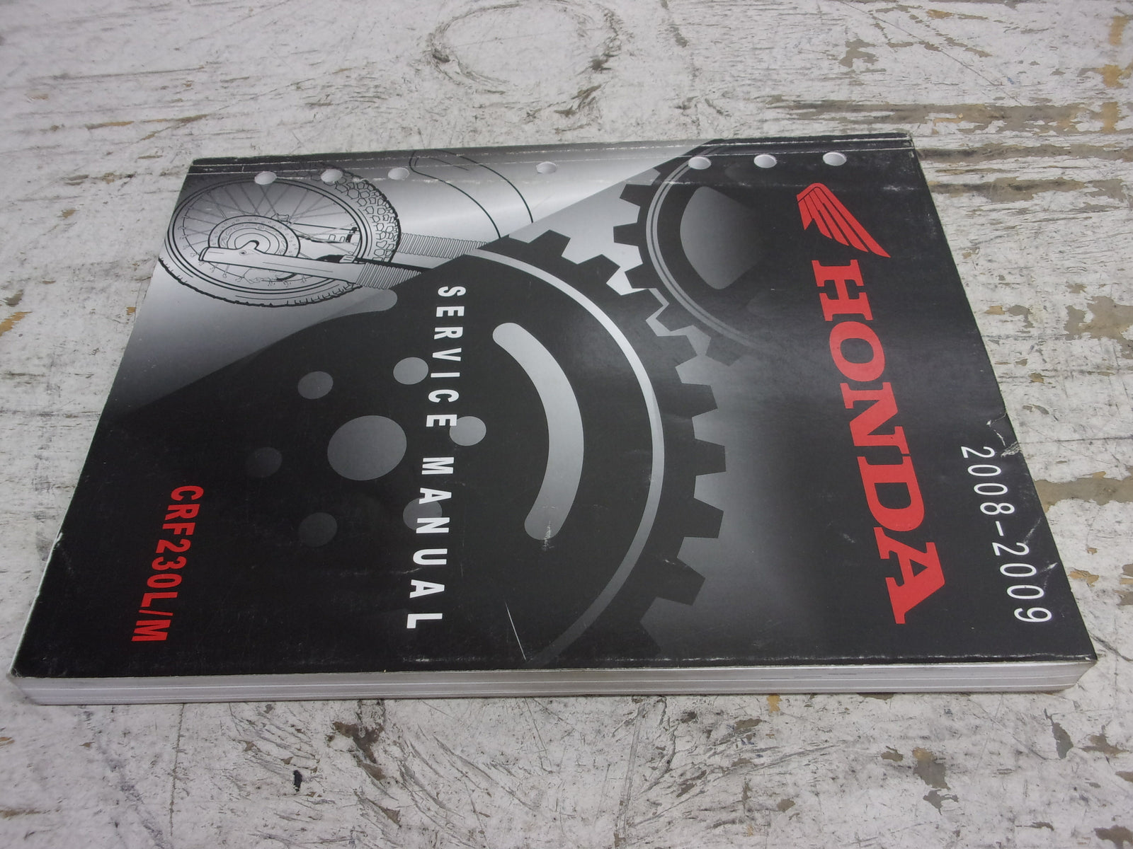 Honda Dirt Bike MX 2008-2009 CRF250L/M OEM Service Manual Part# 61KFB01