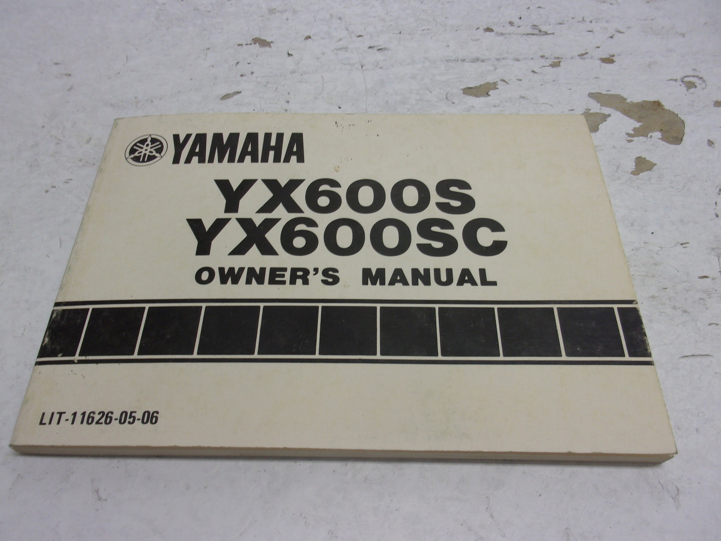 Yamaha Owners Manual 1986 YX600S YX600SC LIT-11626-05-06