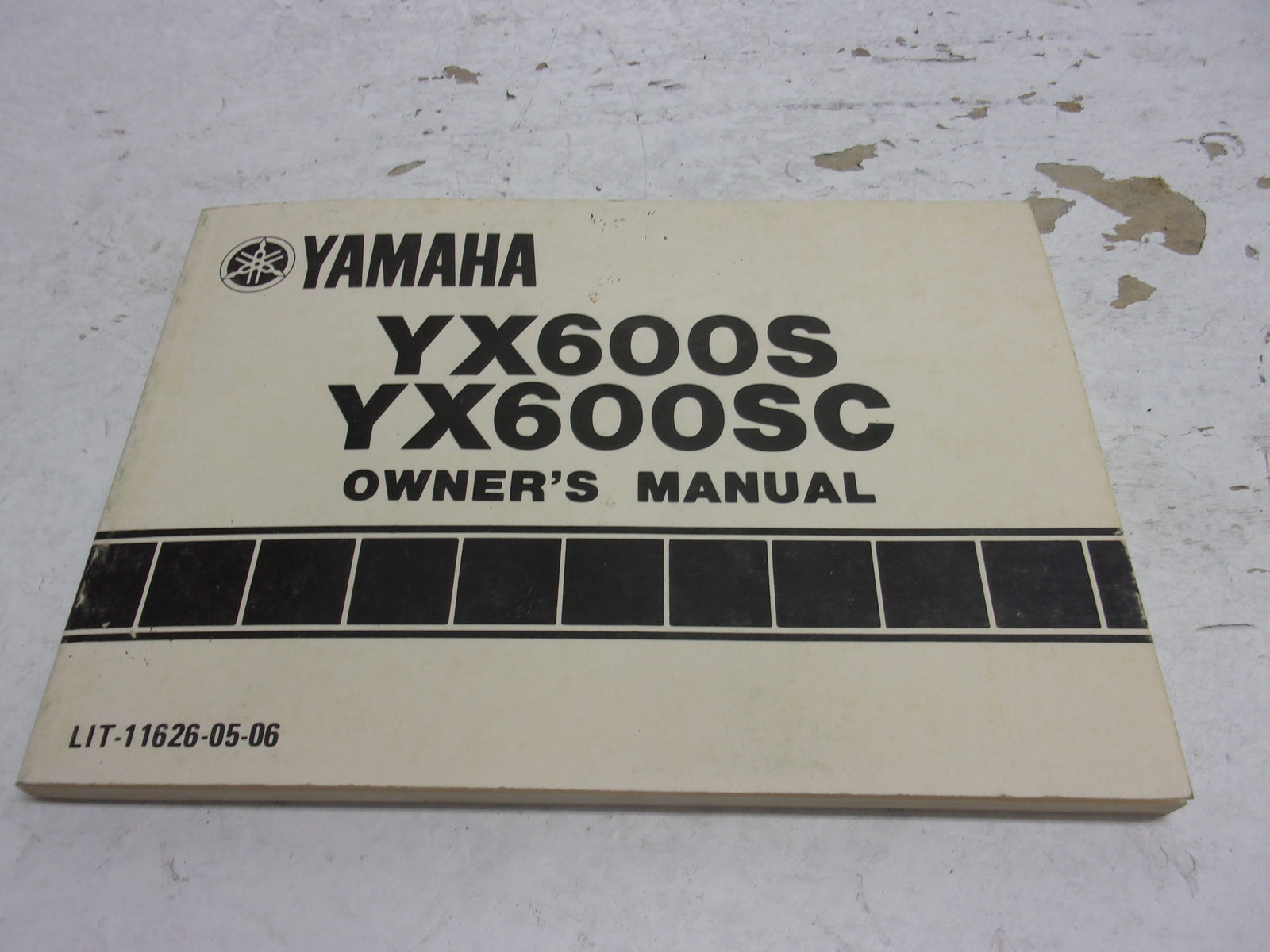 Yamaha Owners Manual 1986 YX600S YX600SC LIT-11626-05-06