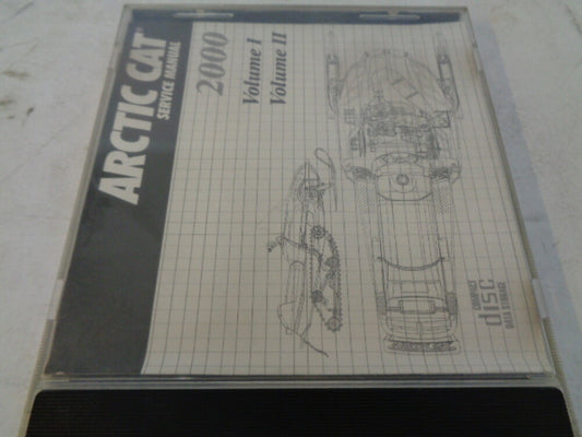Arctic Cat 2000 Snowmobile Service Manual CD Disc Part# 2270-041