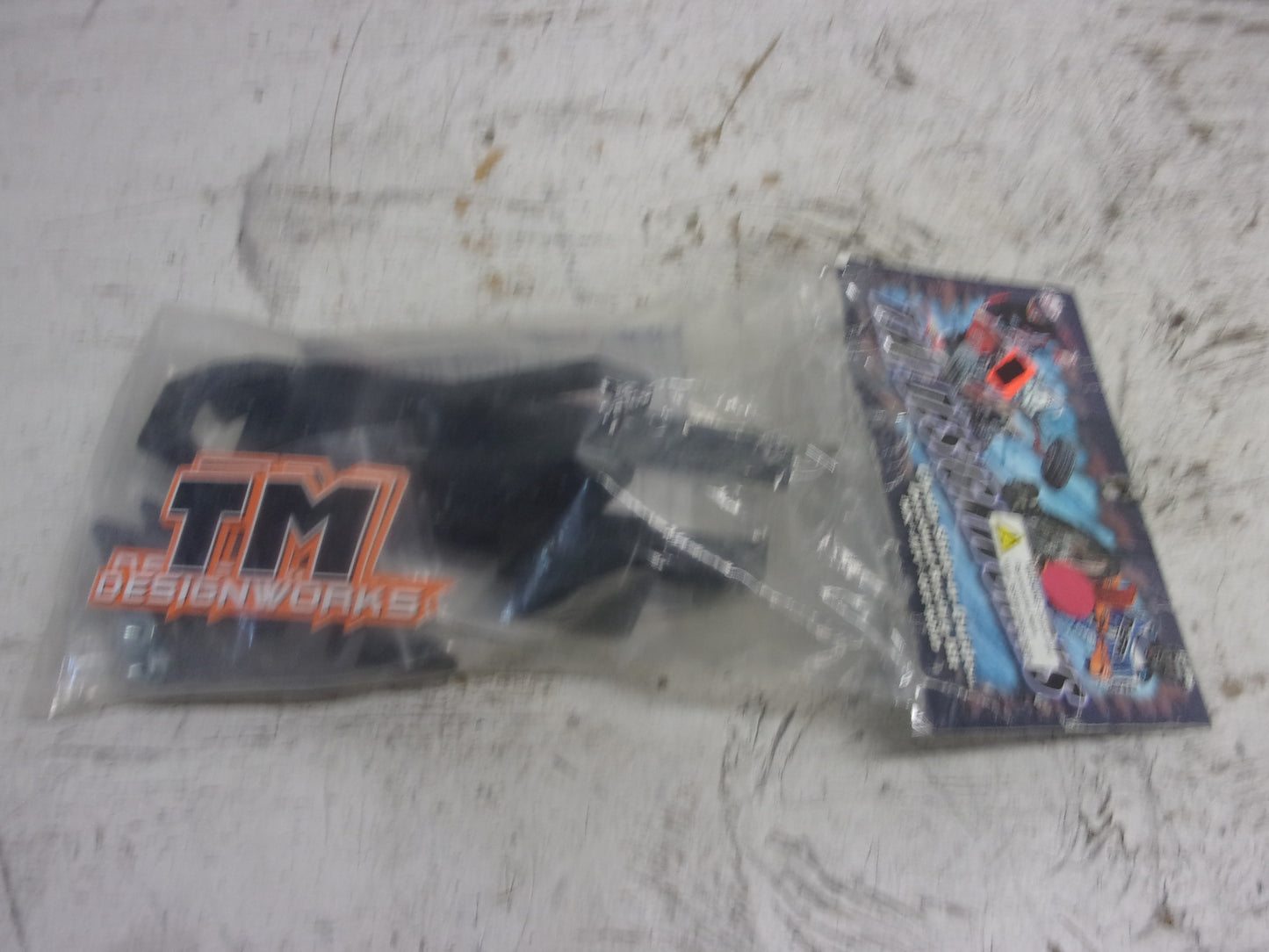 KTM Dirt Bike T.M. Designworks Chain Slide-N-Guide Mini Kit, Black # KTM-065-BK