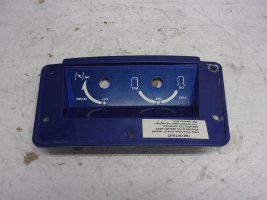 Kawasaki Jet Ski 1989-1990 TS OEM Blue Choke Cover Part# 14024-3757-8Z