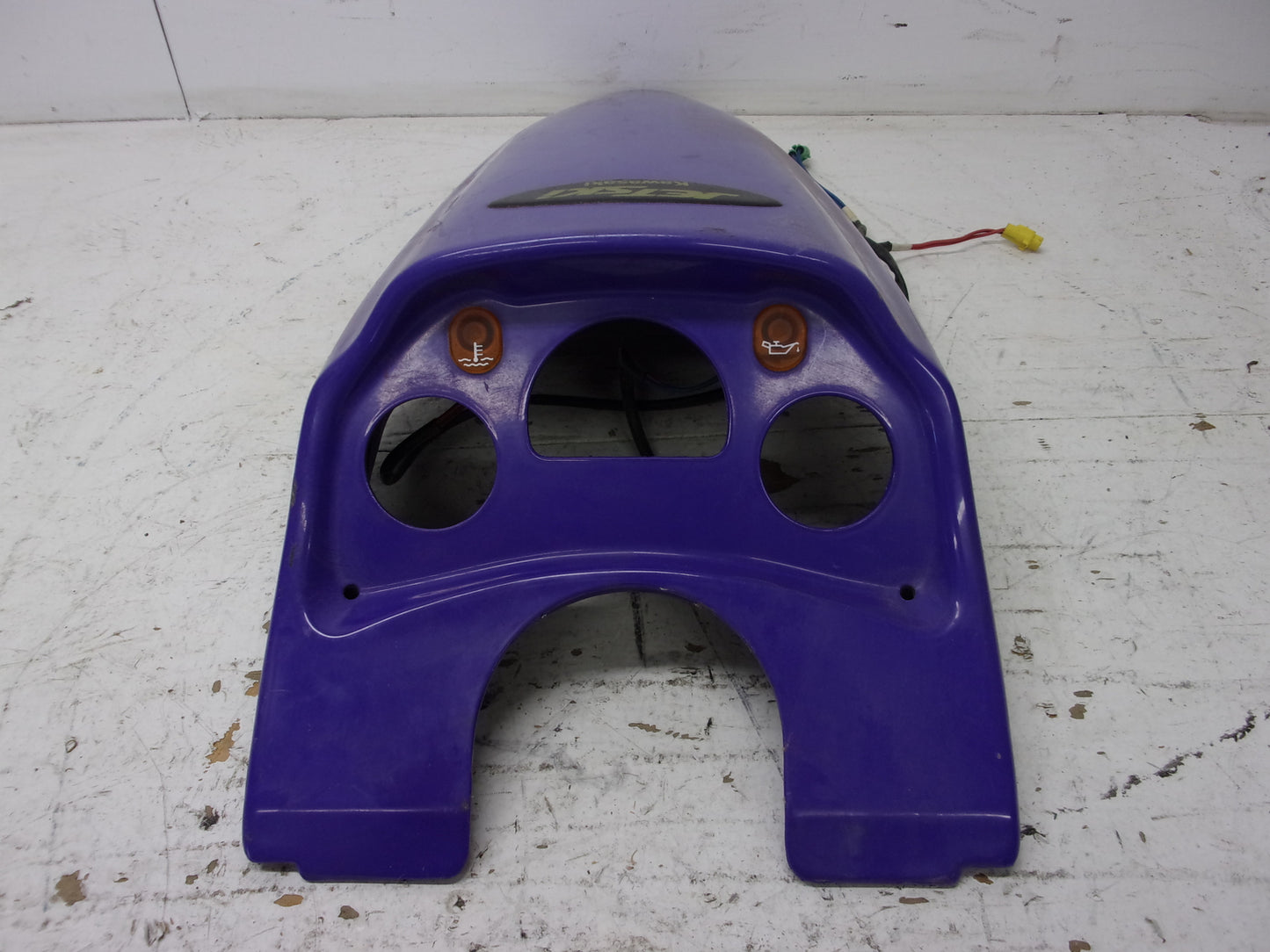 Kawasaki Jet Ski 1995-1997 ZXI 750 OEM Violet Meter Cover Panel # 14090-3752-23