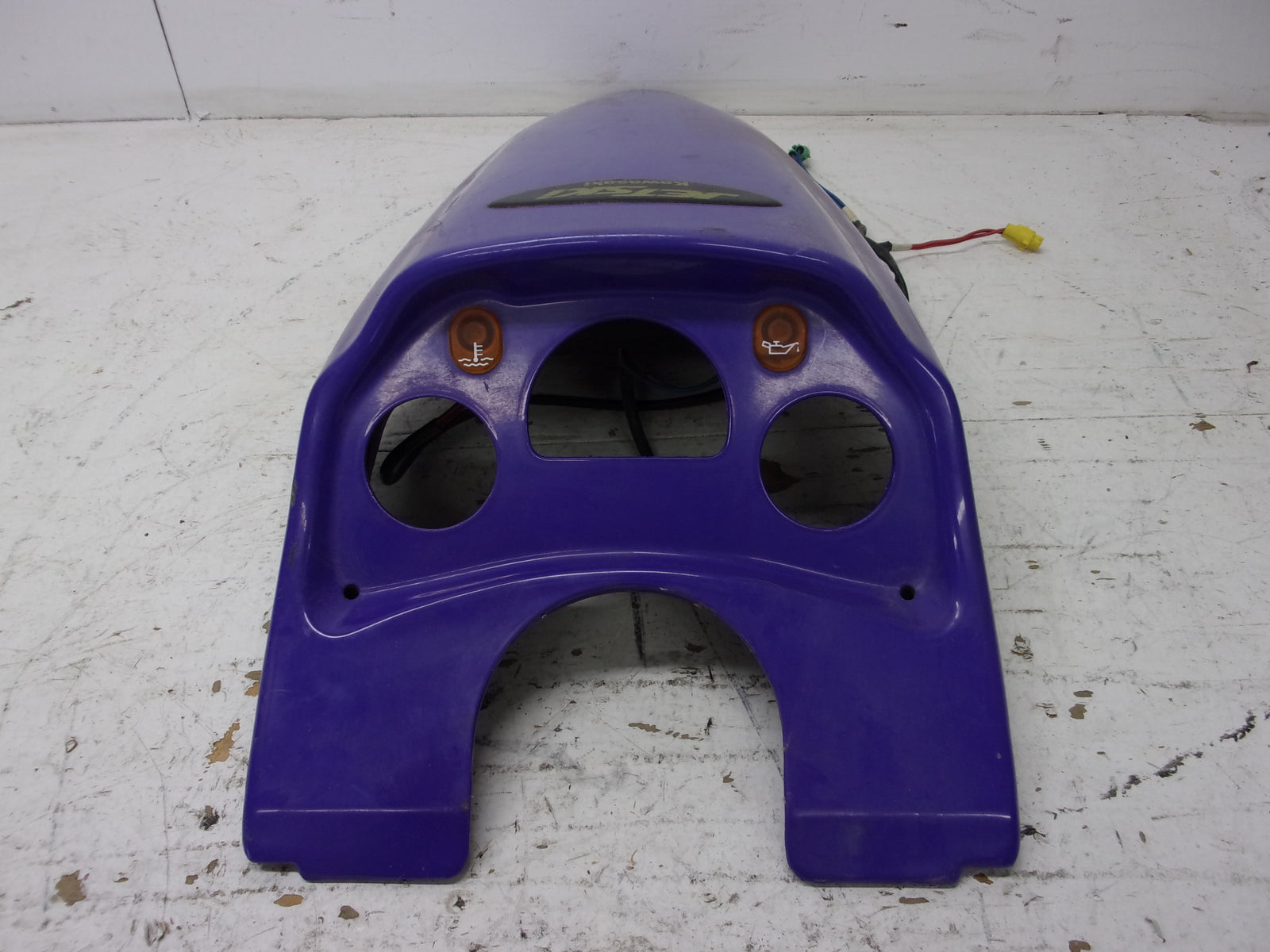 Kawasaki Jet Ski 1995-1997 ZXI 750 OEM Violet Meter Cover Panel # 14090-3752-23