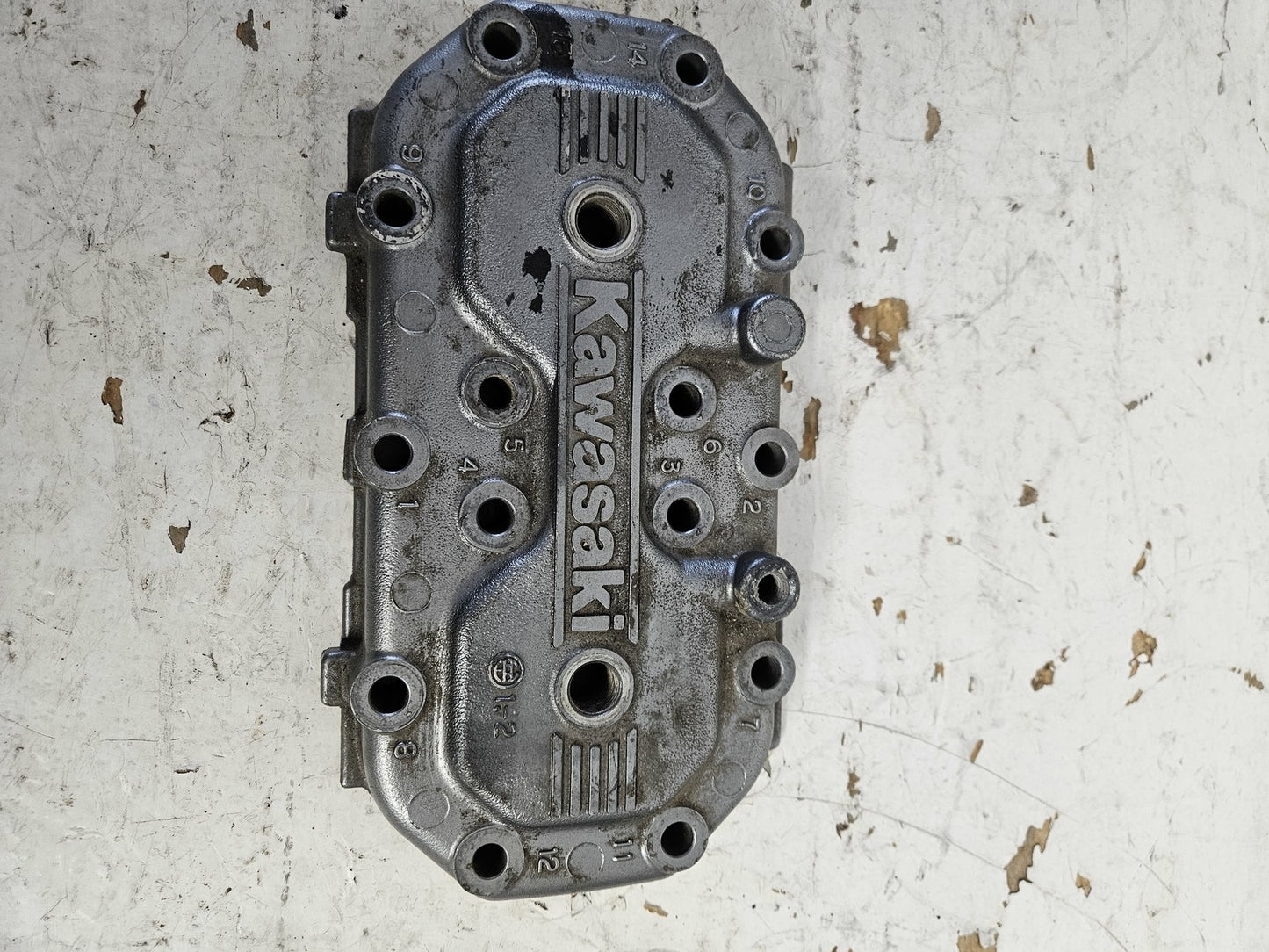 Kawasaki Jet Ski 1991-1995 650 Jet Mate X2 TS SC Silver Cylinder Head 11001-3716