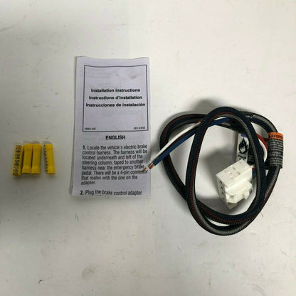 Tow Ready Dodge Chrysler Single Plug Brake Control Wiring Adapter Part# 20261