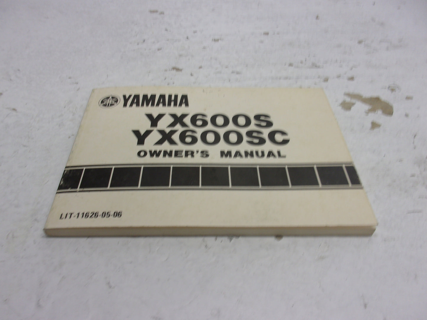 Yamaha Owners Manual 1986 YX600S YX600SC LIT-11626-05-06