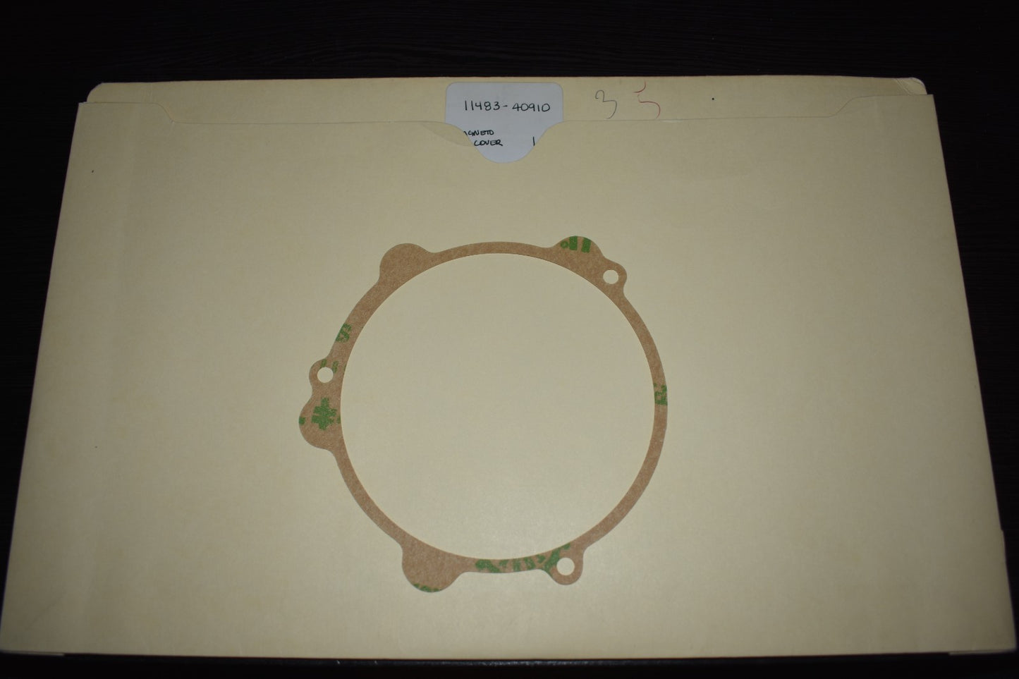 Suzuki  1980 to 82 PE250 / PE400 Magneto Cover Gasket 11483-40900