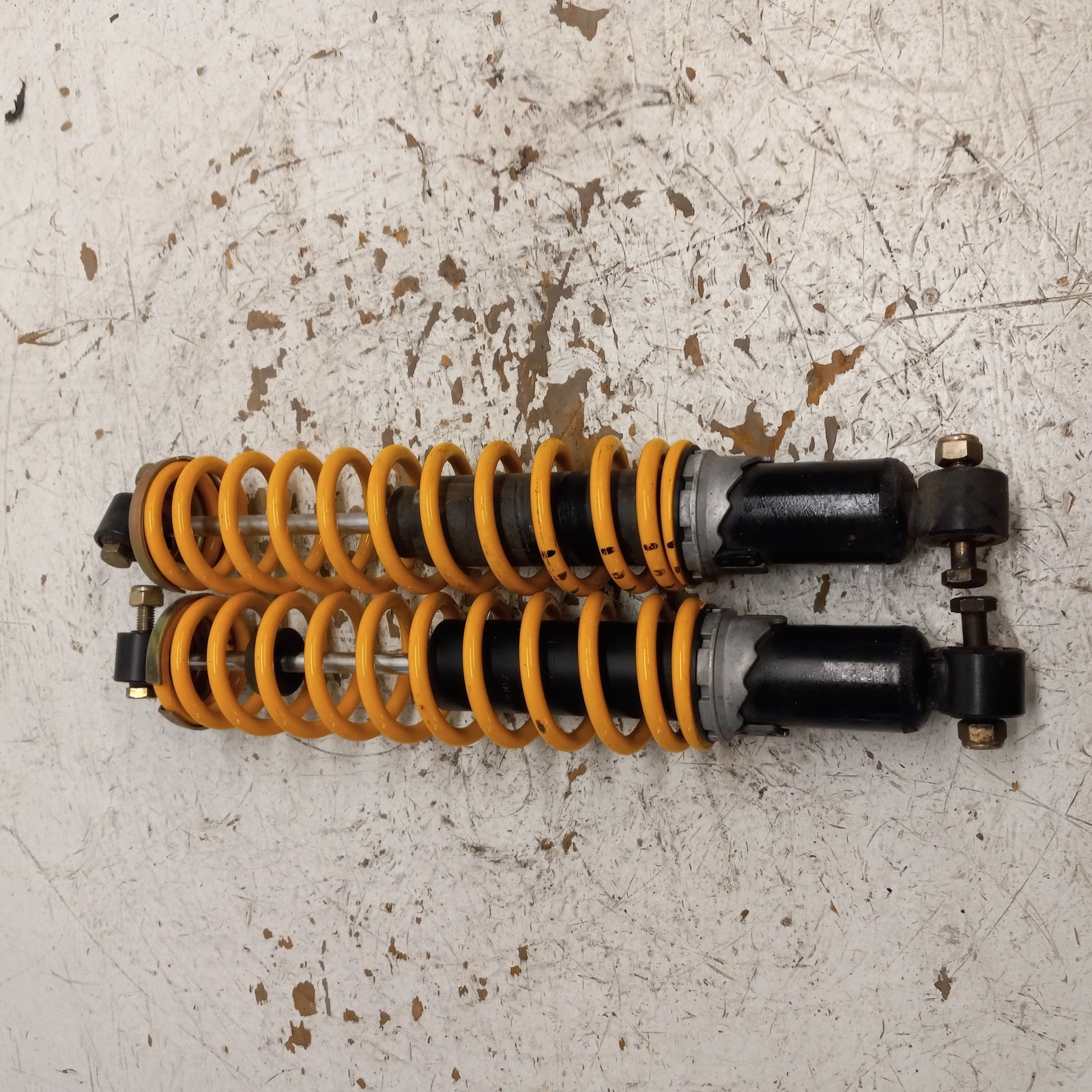 Ski-Doo Snowmobile 2002-2003 Summit OEM Yellow Front Shock Set Part# 505070752