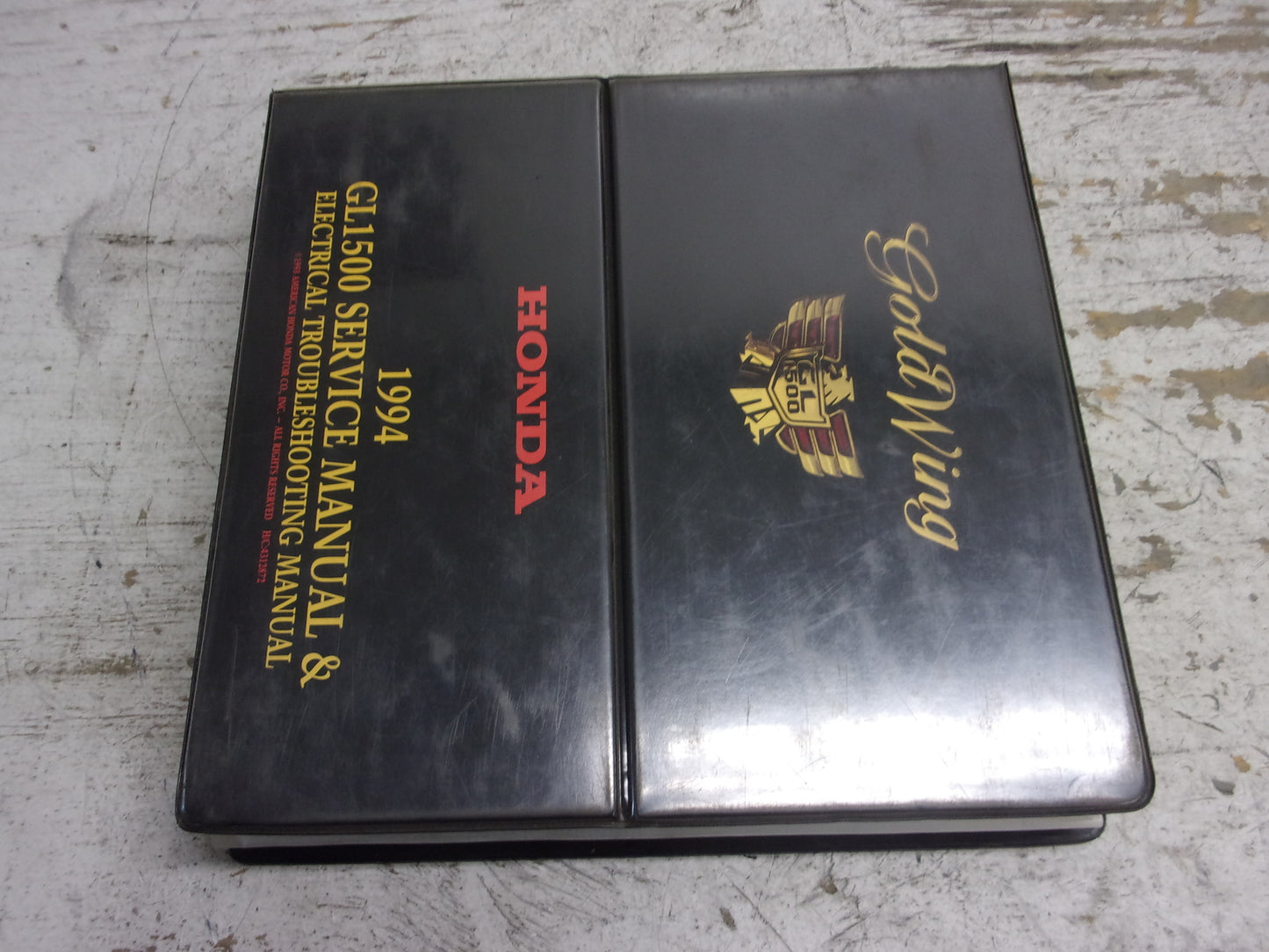 Honda 1994 GL1500 Service Manual & Electrical Troubleshooting Manual 61MAF00-AH
