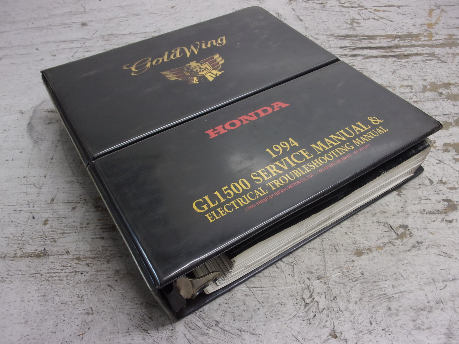 Honda 1994 GL1500 Service Manual & Electrical Troubleshooting Manual 61MAF00-AH