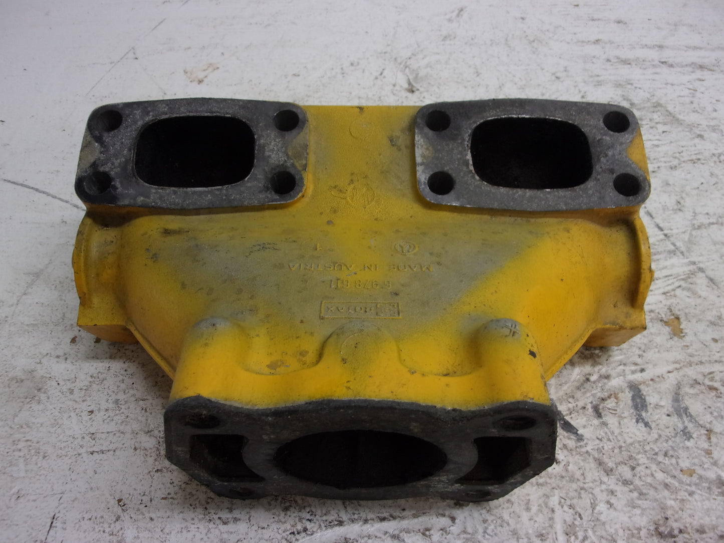 Sea Doo Bombardier 1991 XP GT SP OEM Yellow Exhaust Manifold Assembly 290978619