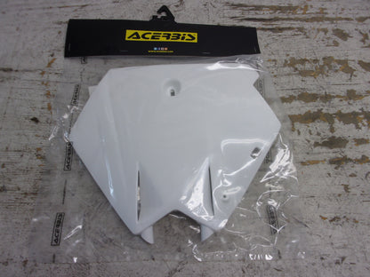 KTM Dirt Bike 2004-2012 SX 85 NEW Acerbis White Front Number Plate # 0016369.030
